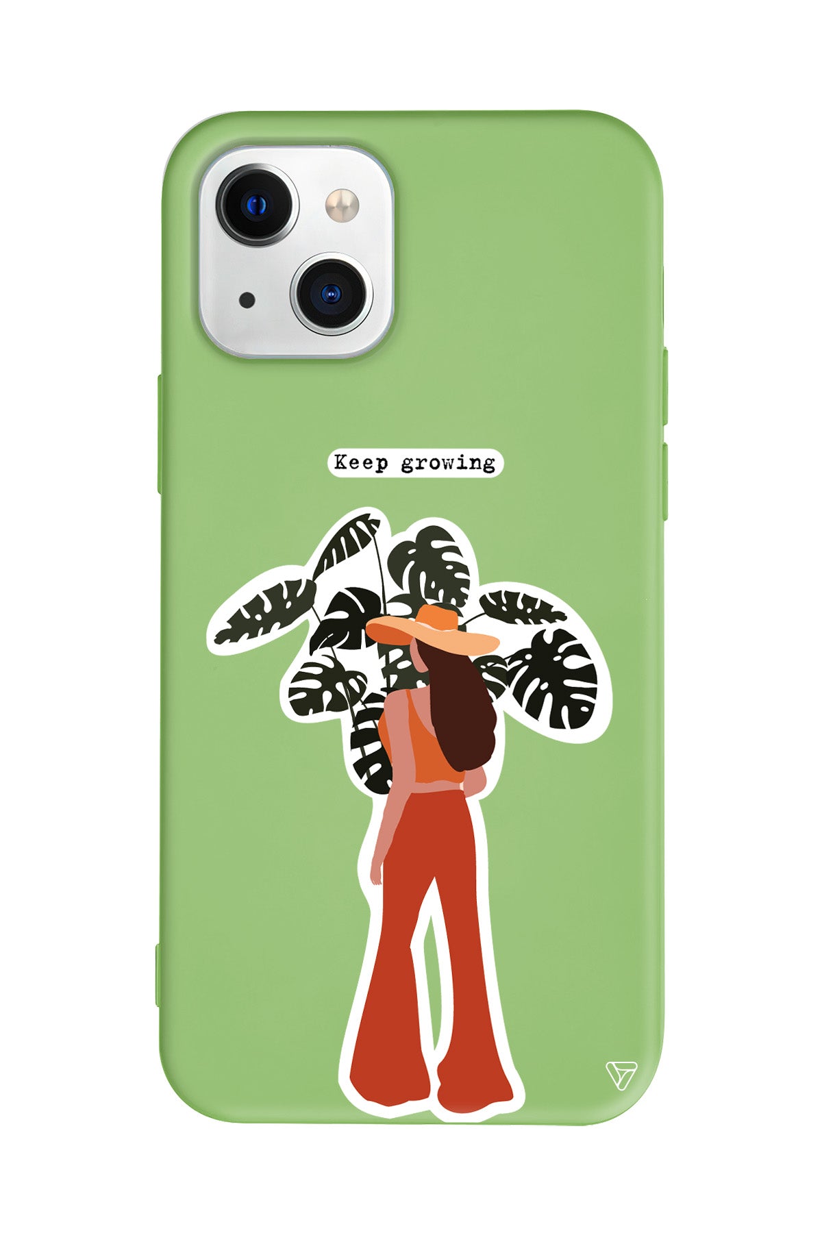 Keep Growing Lansman Model İçi Kadife Silikon Telefon Kılıfı