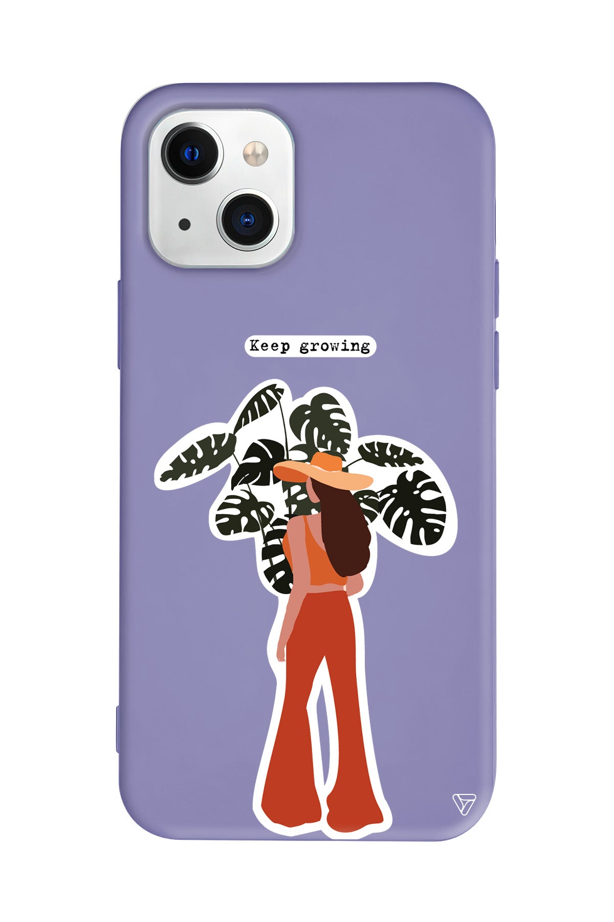 Keep Growing Lansman Model İçi Kadife Silikon Telefon Kılıfı