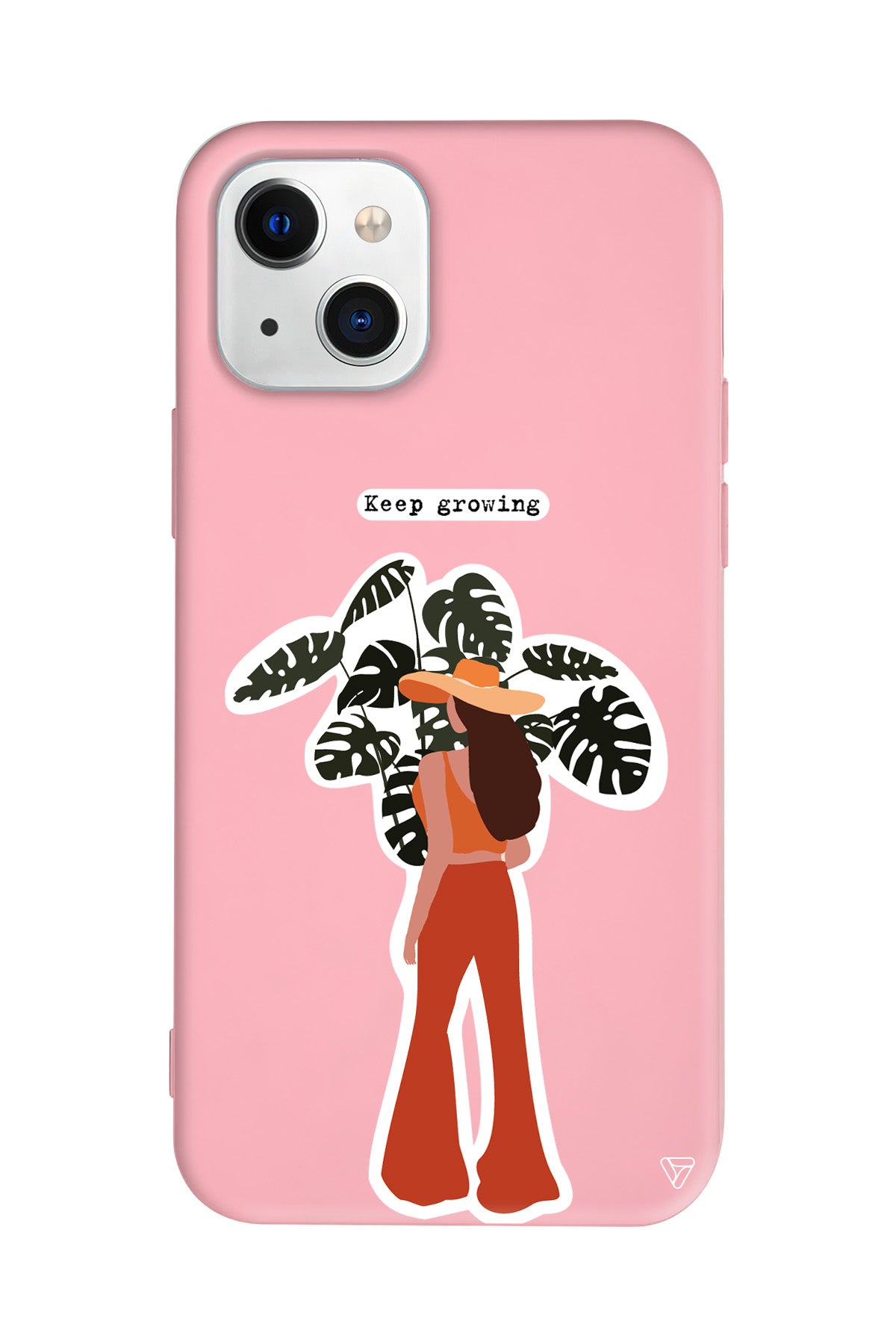 Keep Growing Lansman Model İçi Kadife Silikon Telefon Kılıfı