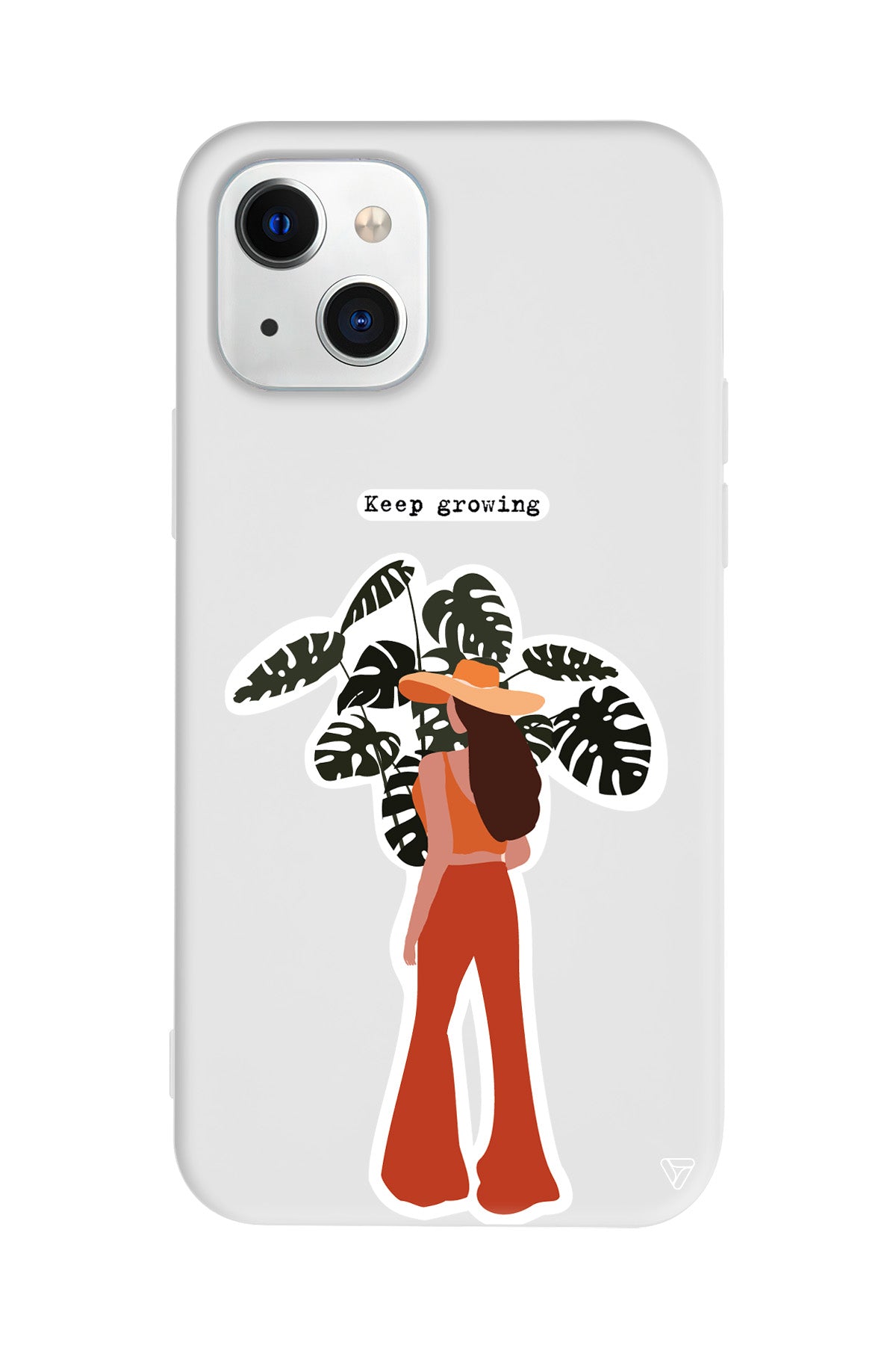 Keep Growing Lansman Model İçi Kadife Silikon Telefon Kılıfı