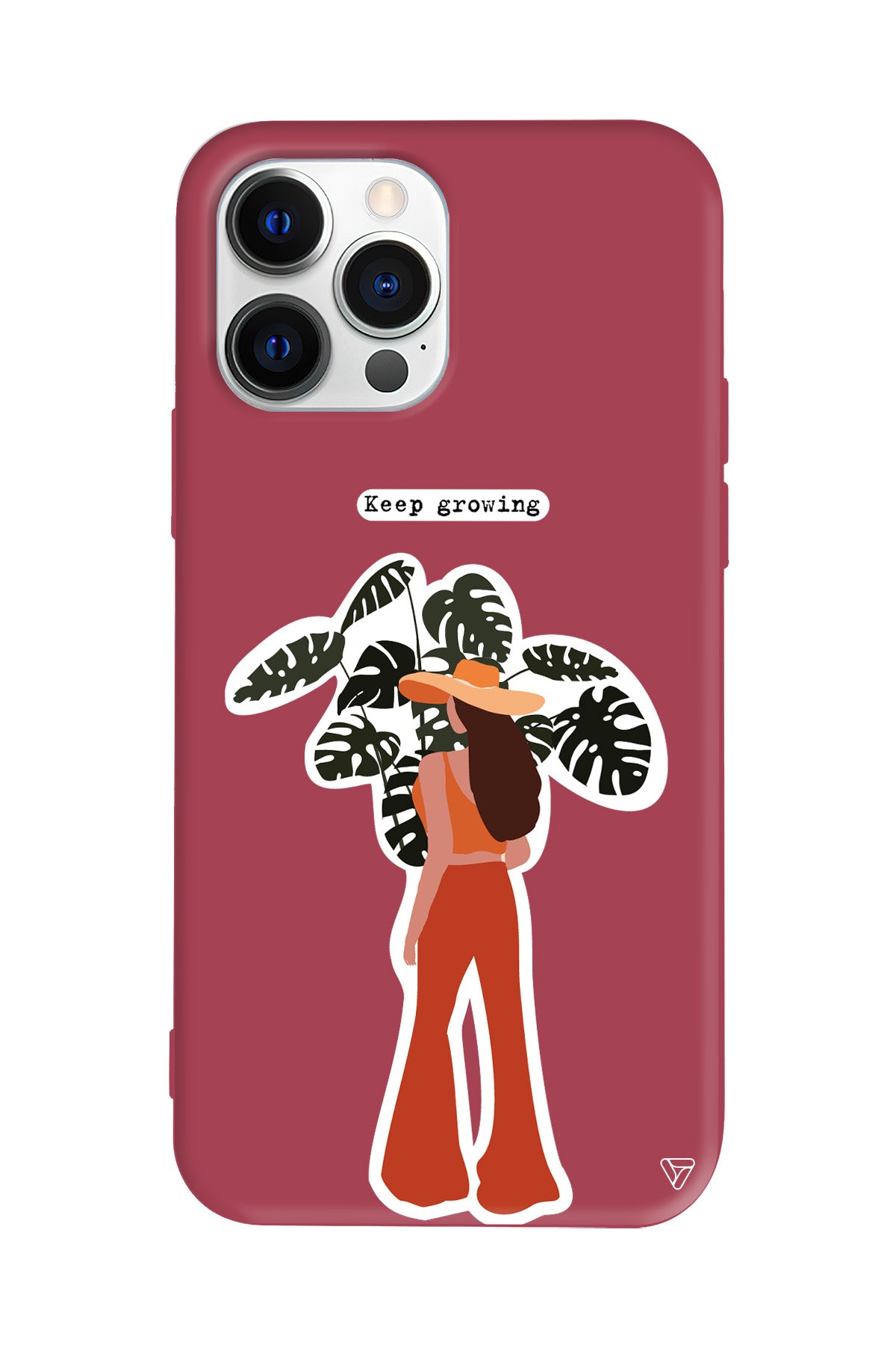 Keep Growing Lansman Model İçi Kadife Silikon Telefon Kılıfı