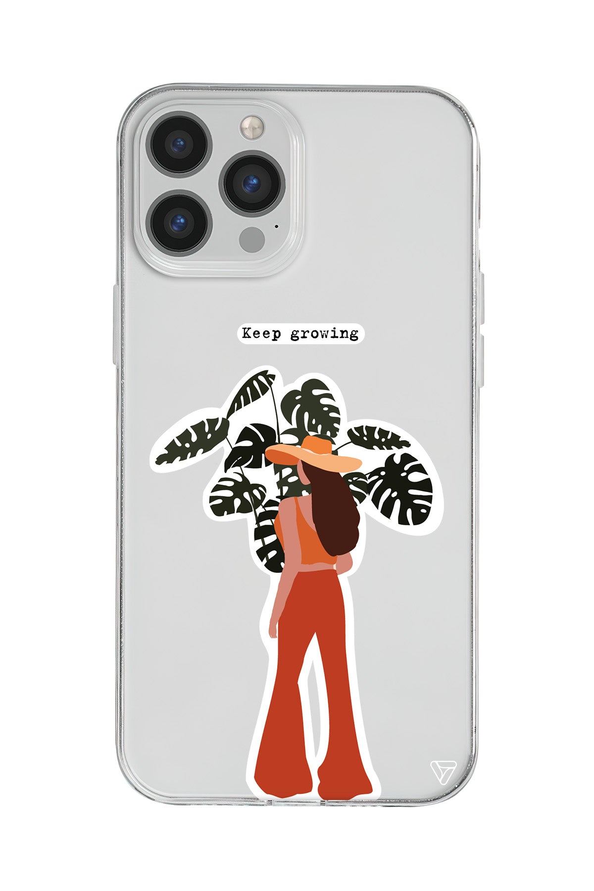 Keep Growing Lansman Model İçi Kadife Silikon Telefon Kılıfı