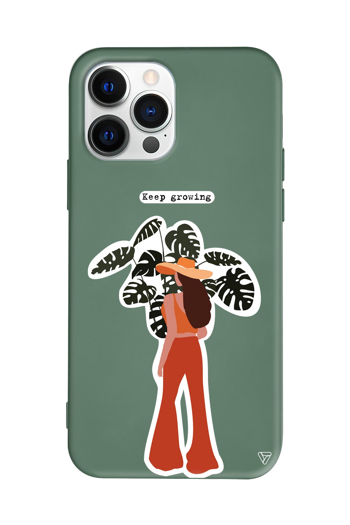 Keep Growing Lansman Model İçi Kadife Silikon Telefon Kılıfı