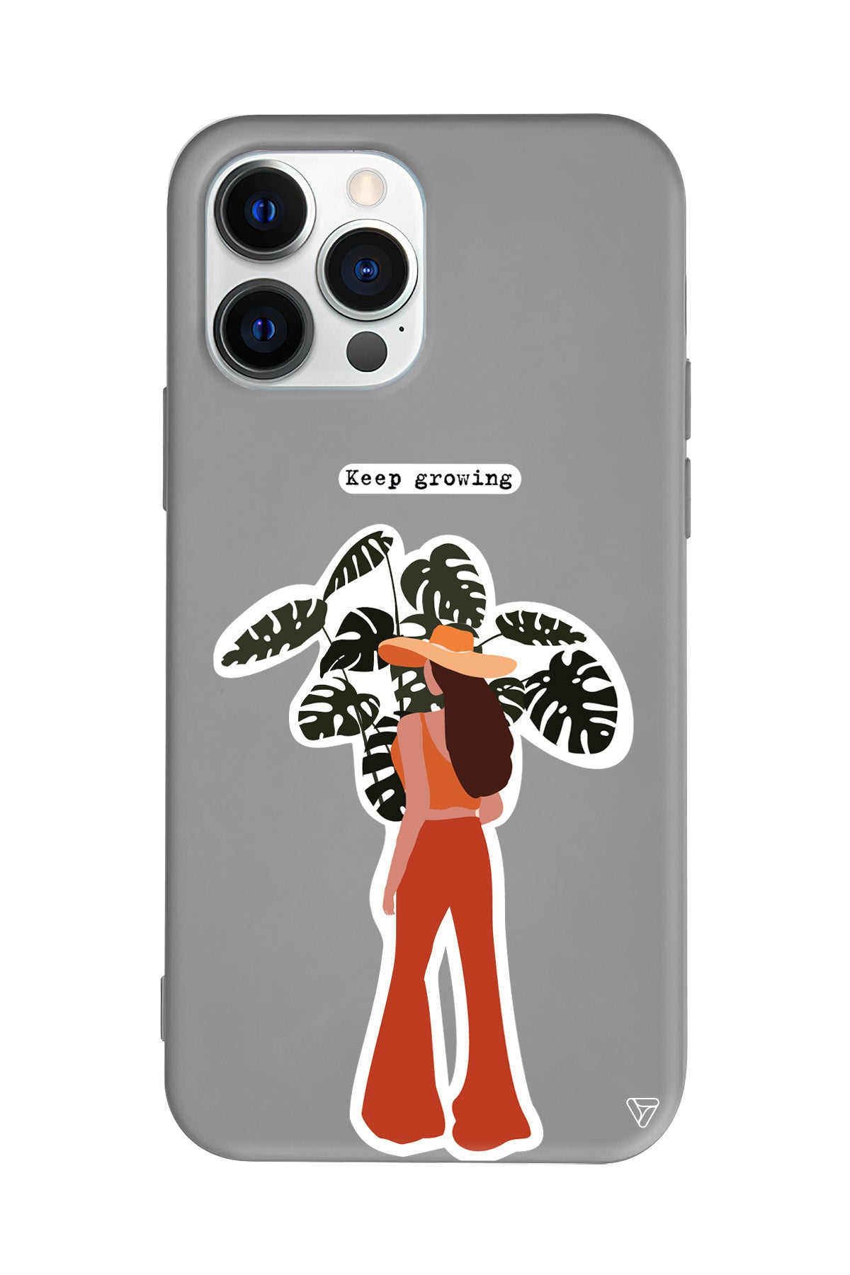 Keep Growing Lansman Model İçi Kadife Silikon Telefon Kılıfı