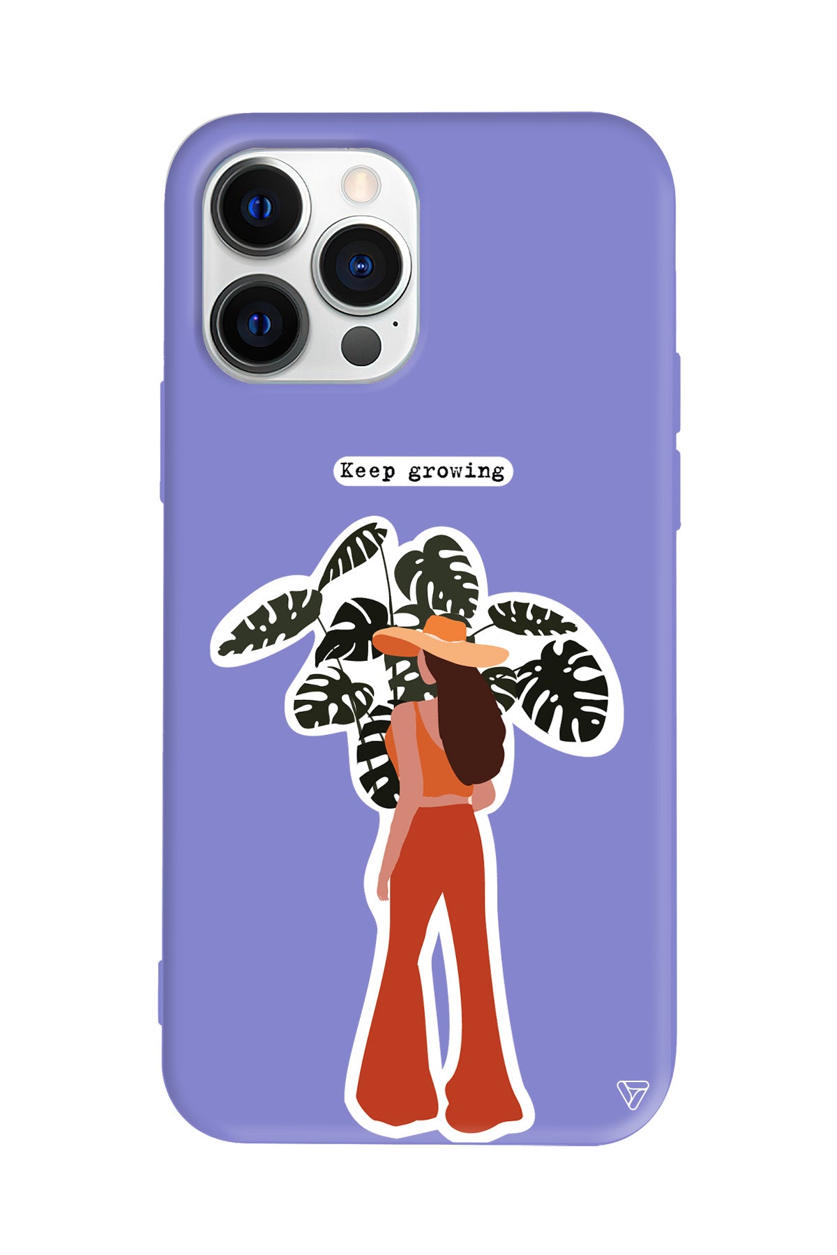 Keep Growing Lansman Model İçi Kadife Silikon Telefon Kılıfı