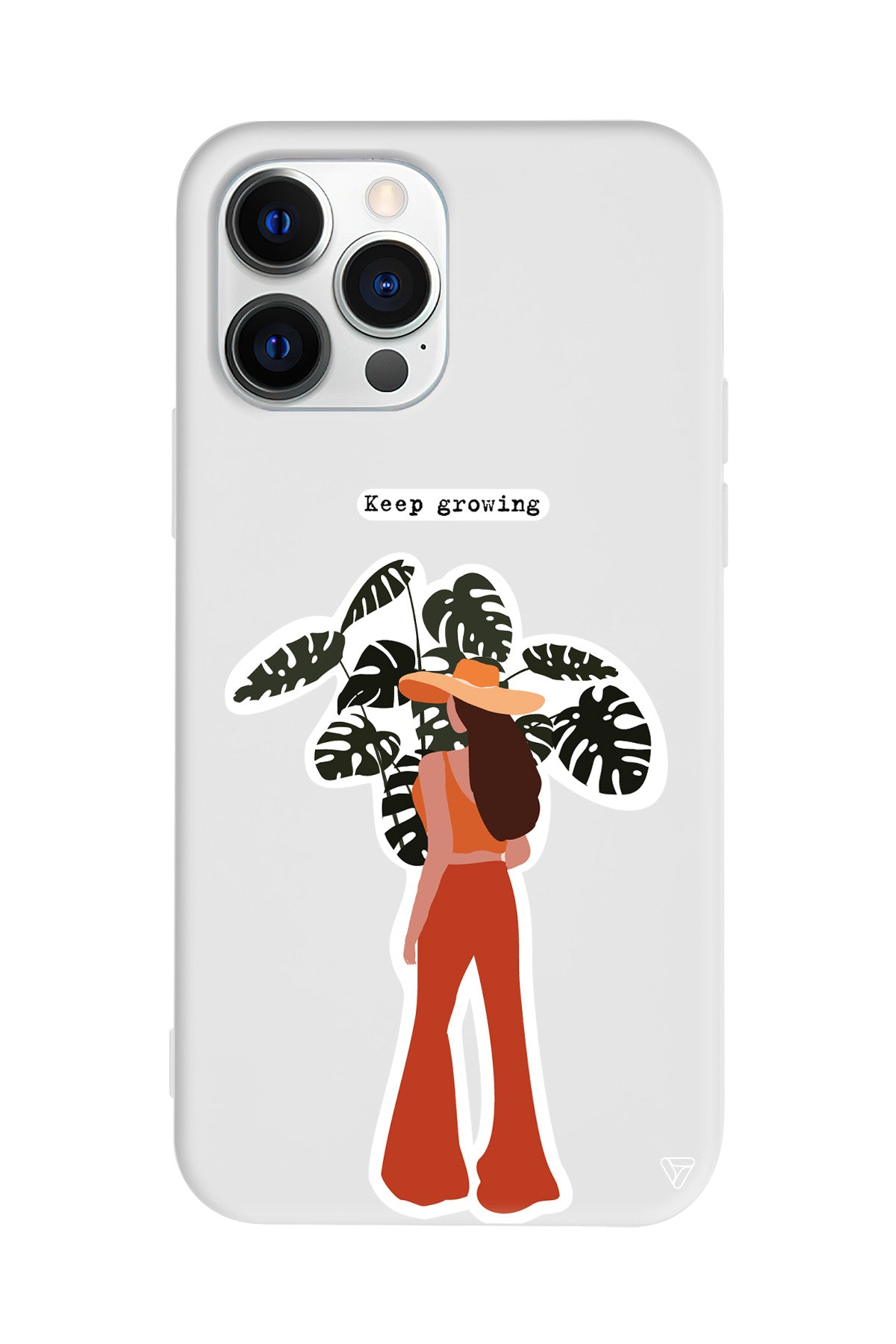 Keep Growing Lansman Model İçi Kadife Silikon Telefon Kılıfı