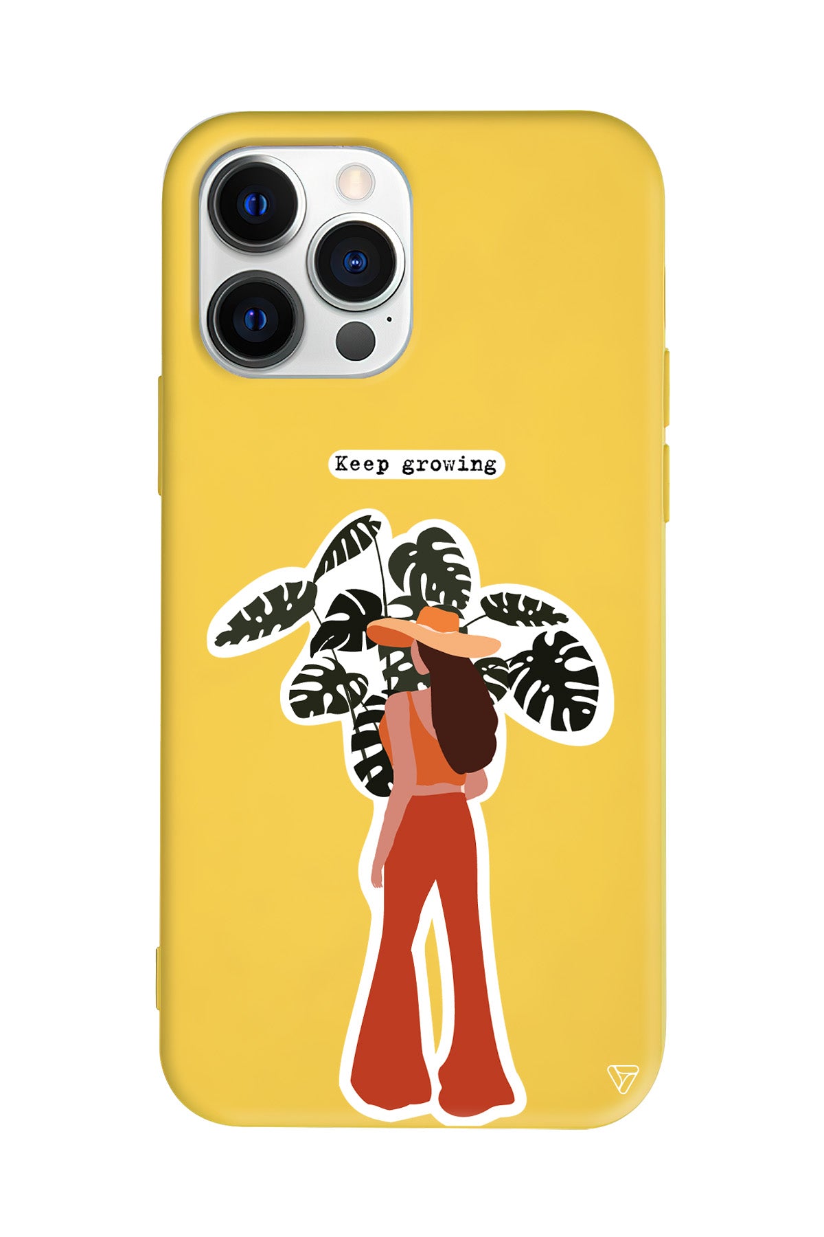 Keep Growing Lansman Model İçi Kadife Silikon Telefon Kılıfı