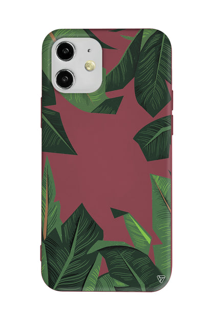 In the Leafs Lansman Model İçi Kadife Silikon Telefon Kılıfı