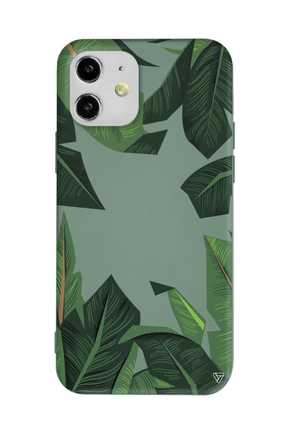 In the Leafs Lansman Model İçi Kadife Silikon Telefon Kılıfı