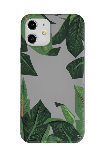 In the Leafs Lansman Model İçi Kadife Silikon Telefon Kılıfı