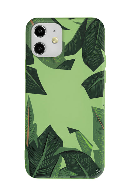 In the Leafs Lansman Model İçi Kadife Silikon Telefon Kılıfı