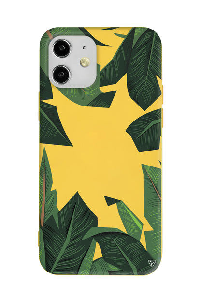 In the Leafs Lansman Model İçi Kadife Silikon Telefon Kılıfı