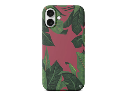 In the Leafs Lansman Model İçi Kadife Silikon Telefon Kılıfı