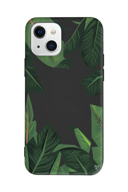 In the Leafs Lansman Model İçi Kadife Silikon Telefon Kılıfı