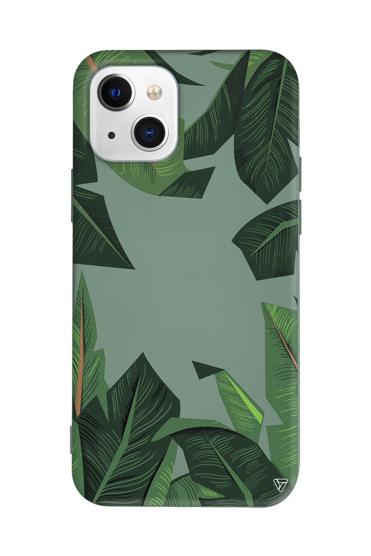 In the Leafs Lansman Model İçi Kadife Silikon Telefon Kılıfı