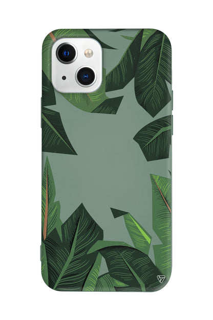 In the Leafs Lansman Model İçi Kadife Silikon Telefon Kılıfı