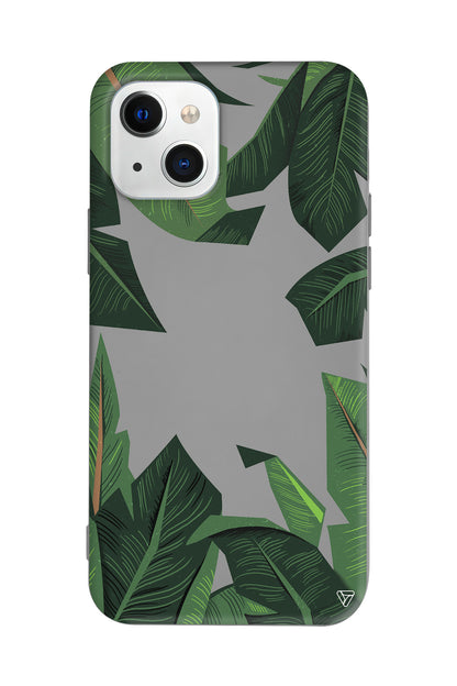 In the Leafs Lansman Model İçi Kadife Silikon Telefon Kılıfı