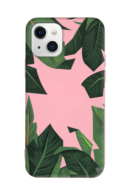 In the Leafs Lansman Model İçi Kadife Silikon Telefon Kılıfı