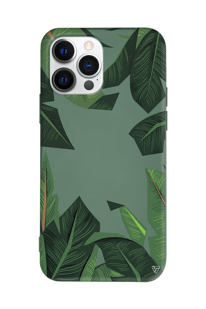 In the Leafs Lansman Model İçi Kadife Silikon Telefon Kılıfı