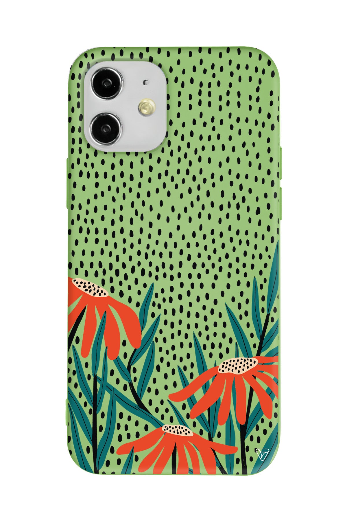 Ay Çiçeği Lansman Model İçi Kadife Silikon Telefon Kılıfı