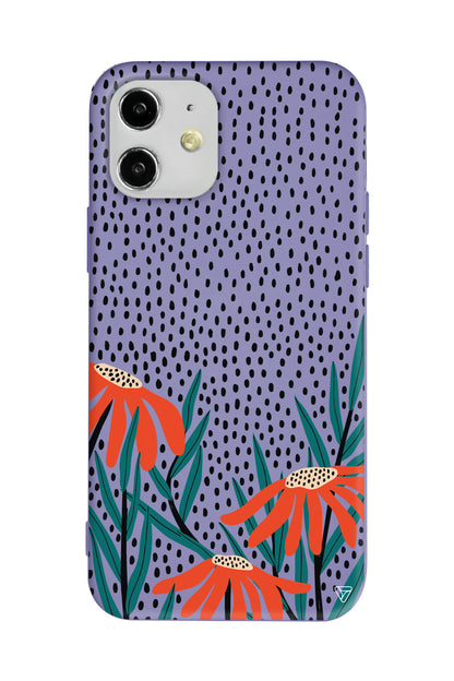 Ay Çiçeği Lansman Model İçi Kadife Silikon Telefon Kılıfı