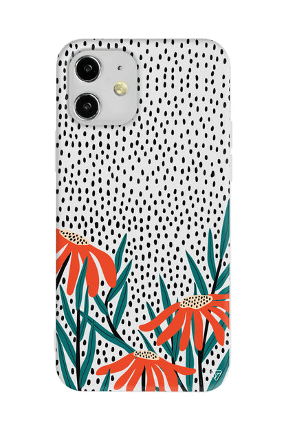 Ay Çiçeği Lansman Model İçi Kadife Silikon Telefon Kılıfı