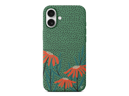 Ay Çiçeği Lansman Model İçi Kadife Silikon Telefon Kılıfı