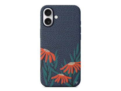 Ay Çiçeği Lansman Model İçi Kadife Silikon Telefon Kılıfı