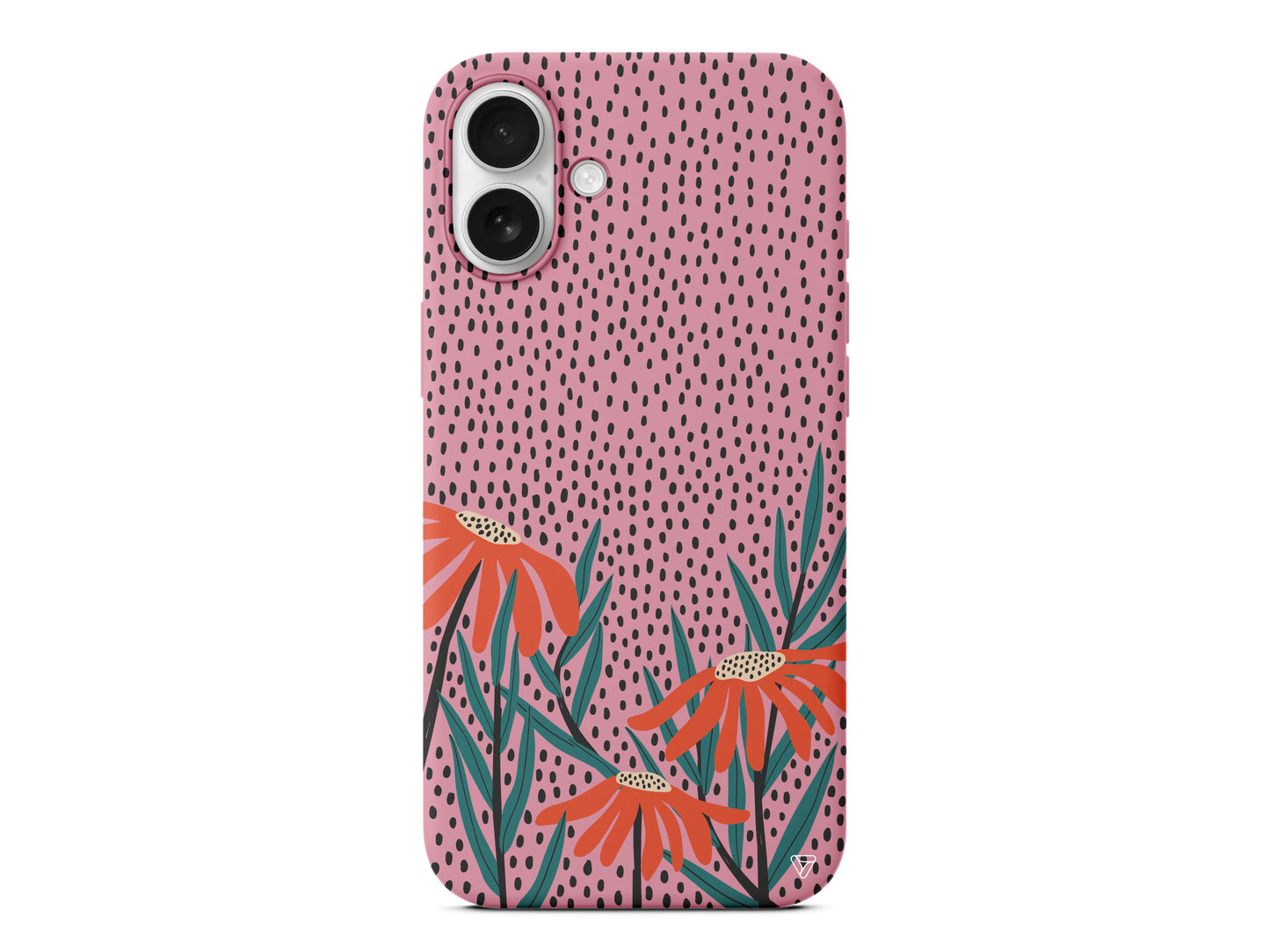 Ay Çiçeği Lansman Model İçi Kadife Silikon Telefon Kılıfı