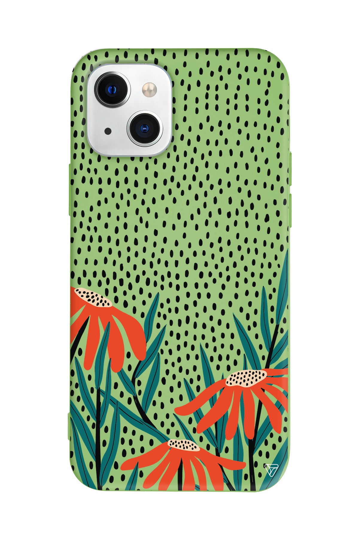 Ay Çiçeği Lansman Model İçi Kadife Silikon Telefon Kılıfı