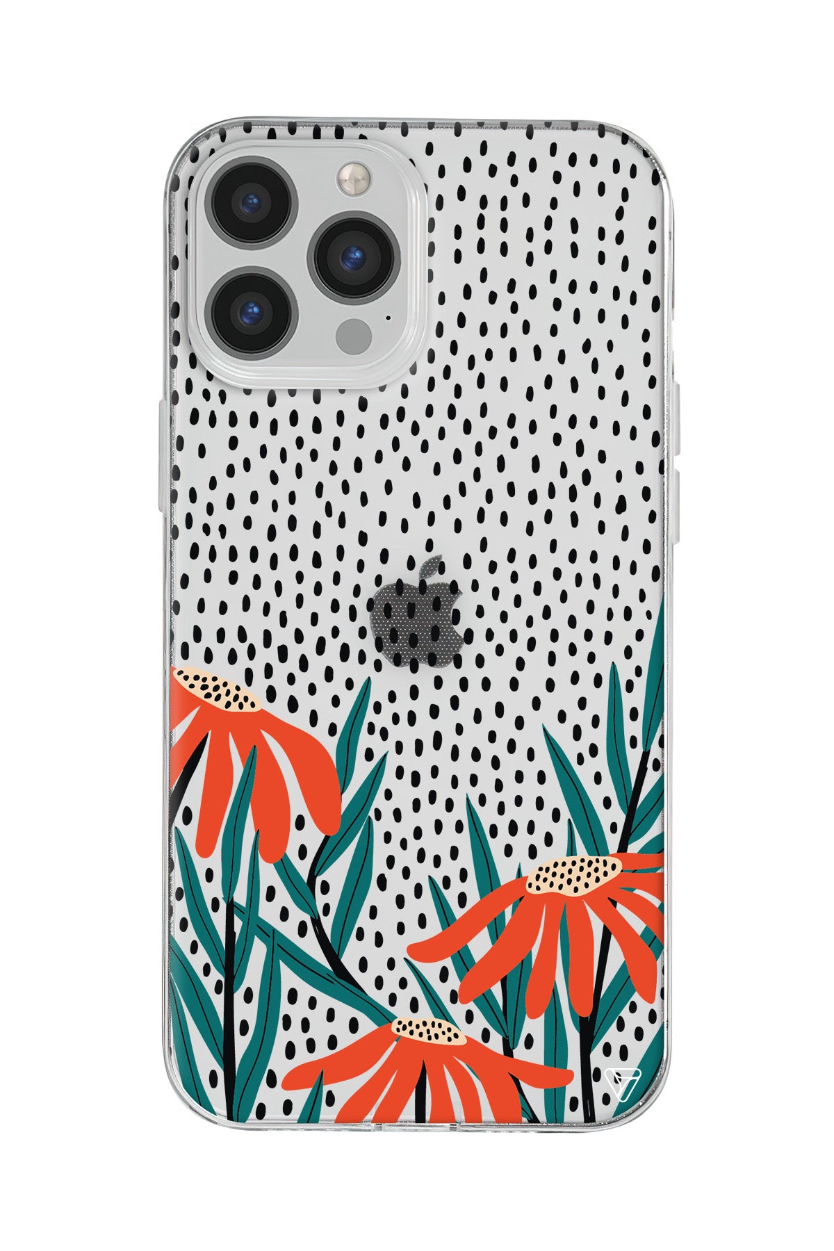 Ay Çiçeği Lansman Model İçi Kadife Silikon Telefon Kılıfı