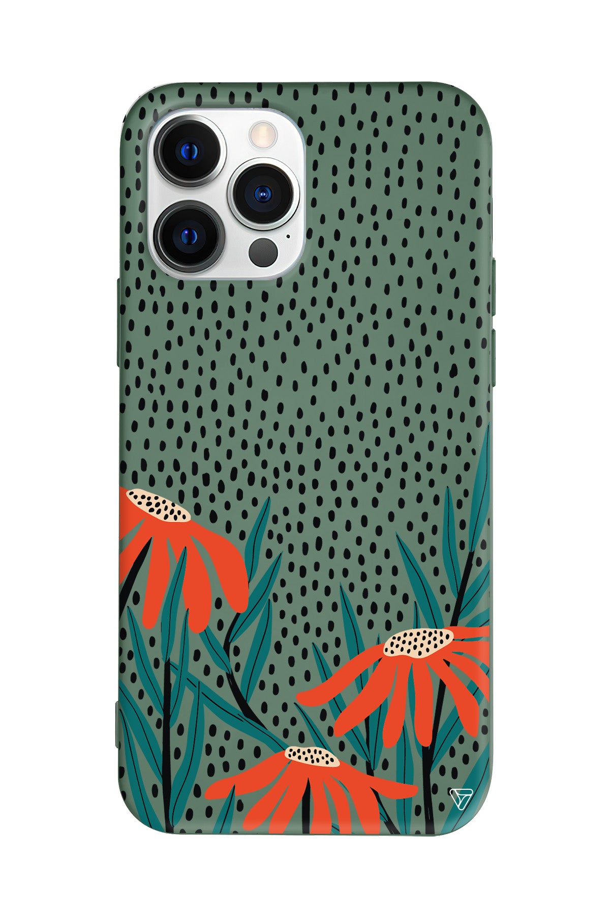 Ay Çiçeği Lansman Model İçi Kadife Silikon Telefon Kılıfı