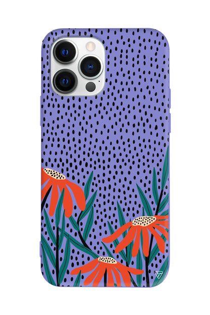 Ay Çiçeği Lansman Model İçi Kadife Silikon Telefon Kılıfı