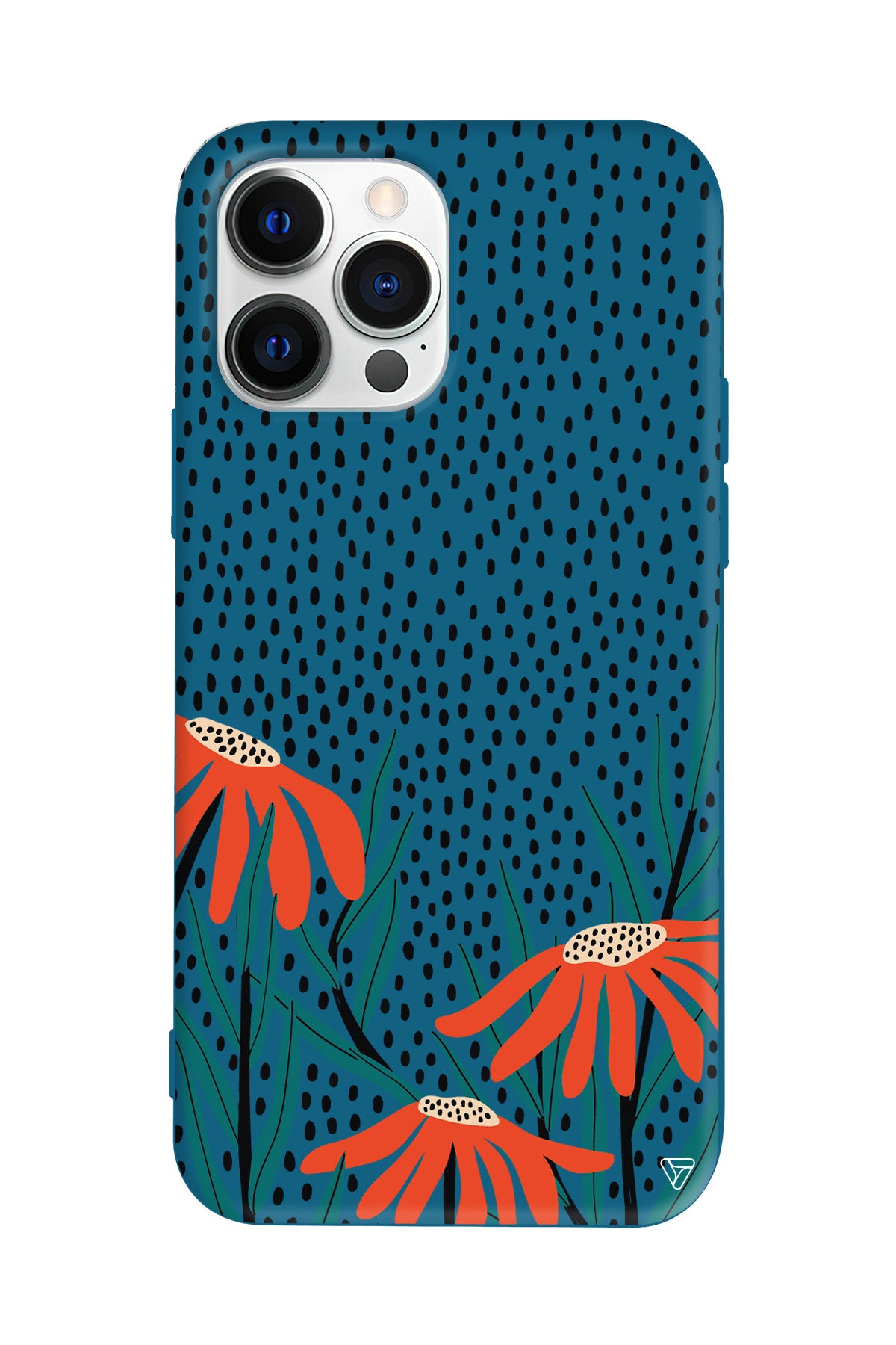 Ay Çiçeği Lansman Model İçi Kadife Silikon Telefon Kılıfı