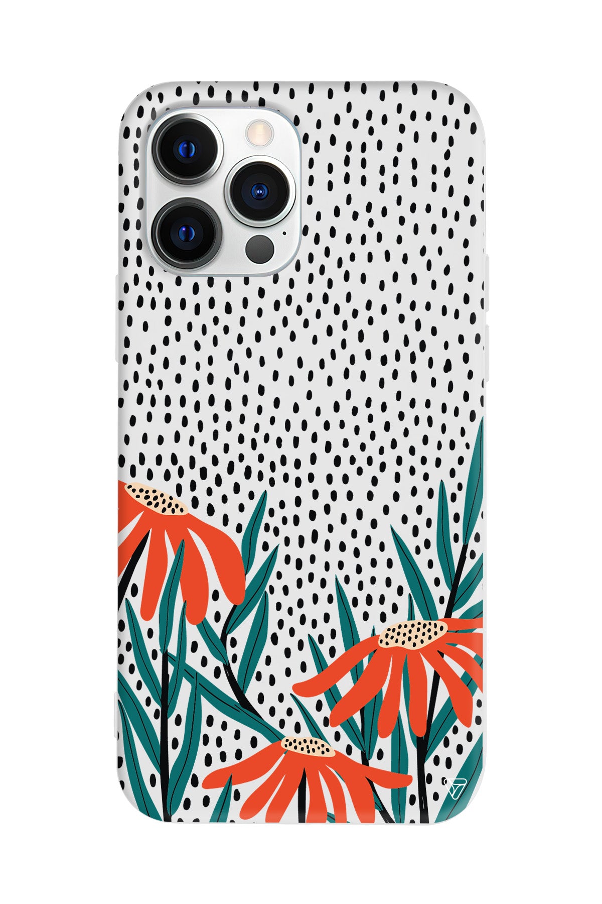 Ay Çiçeği Lansman Model İçi Kadife Silikon Telefon Kılıfı