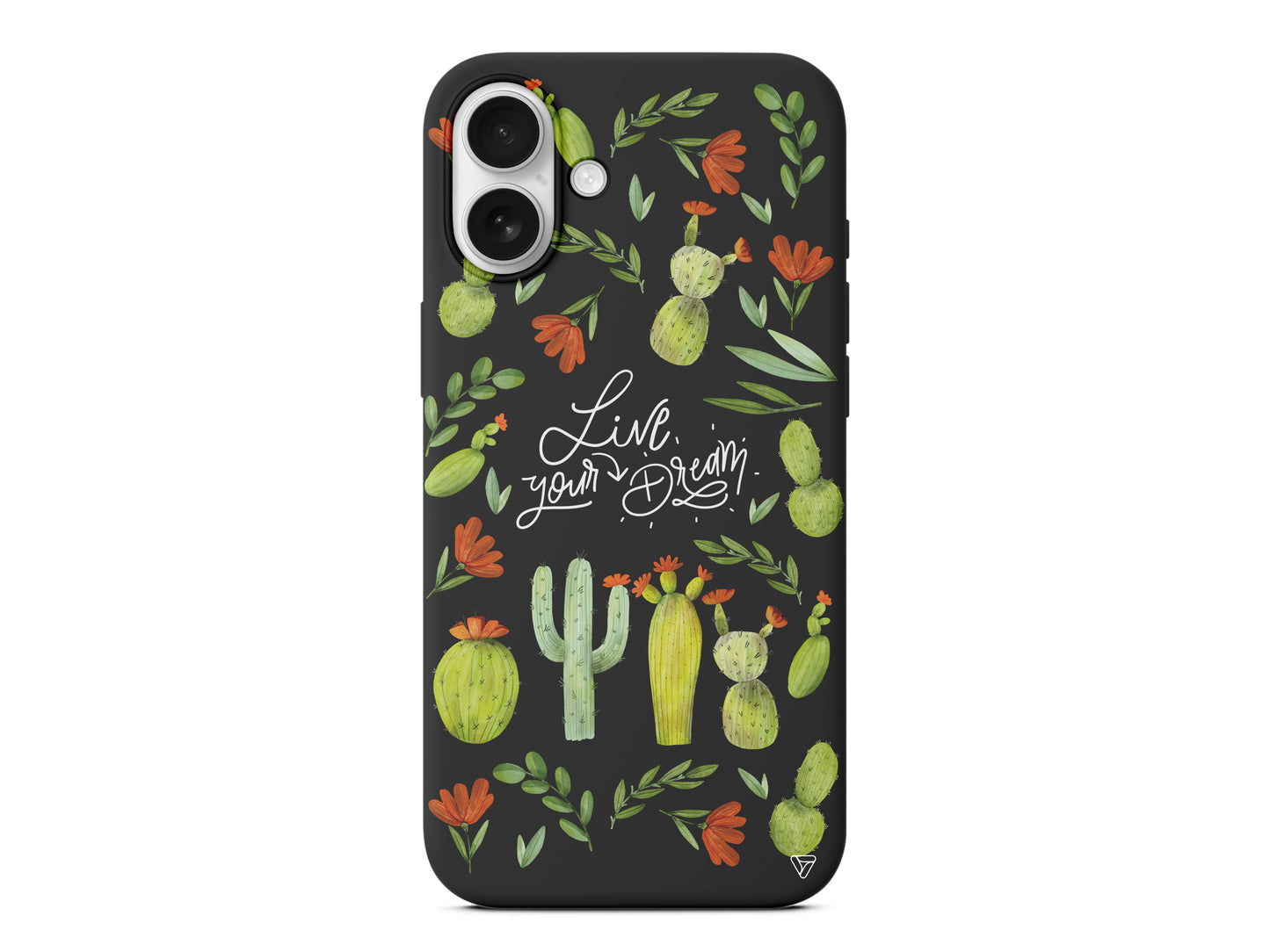 Kaktüsler Lansman Model İçi Kadife Silikon Telefon Kılıfı – Plus Serisine Özel