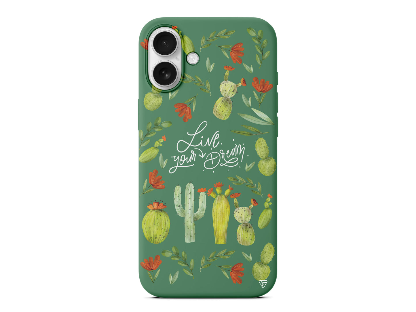 Kaktüsler Lansman Model İçi Kadife Silikon Telefon Kılıfı