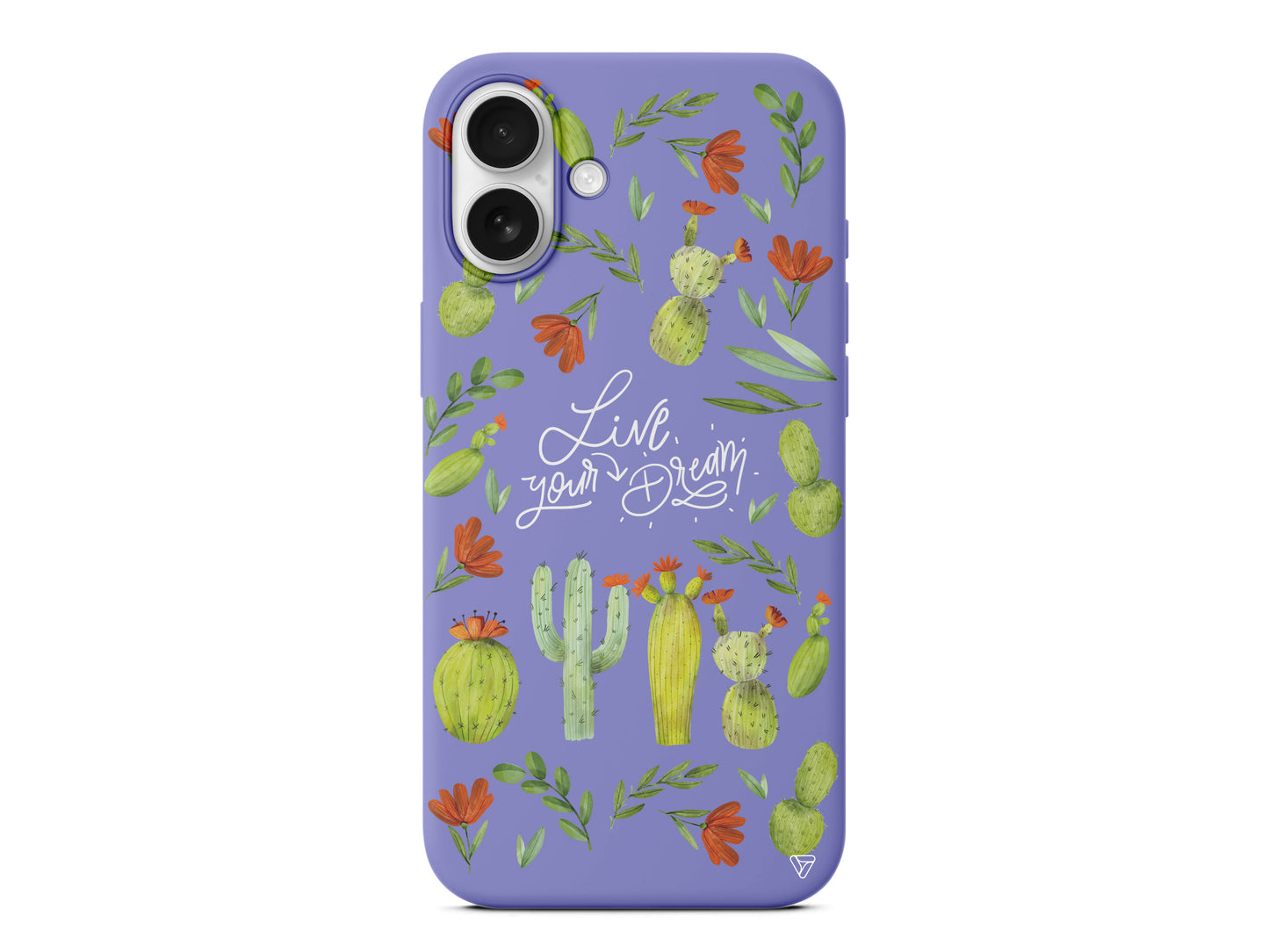 Kaktüsler Lansman Model İçi Kadife Silikon Telefon Kılıfı – Plus Serisine Özel