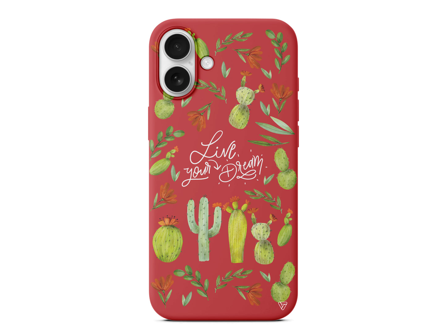 Kaktüsler Lansman Model İçi Kadife Silikon Telefon Kılıfı – Plus Serisine Özel