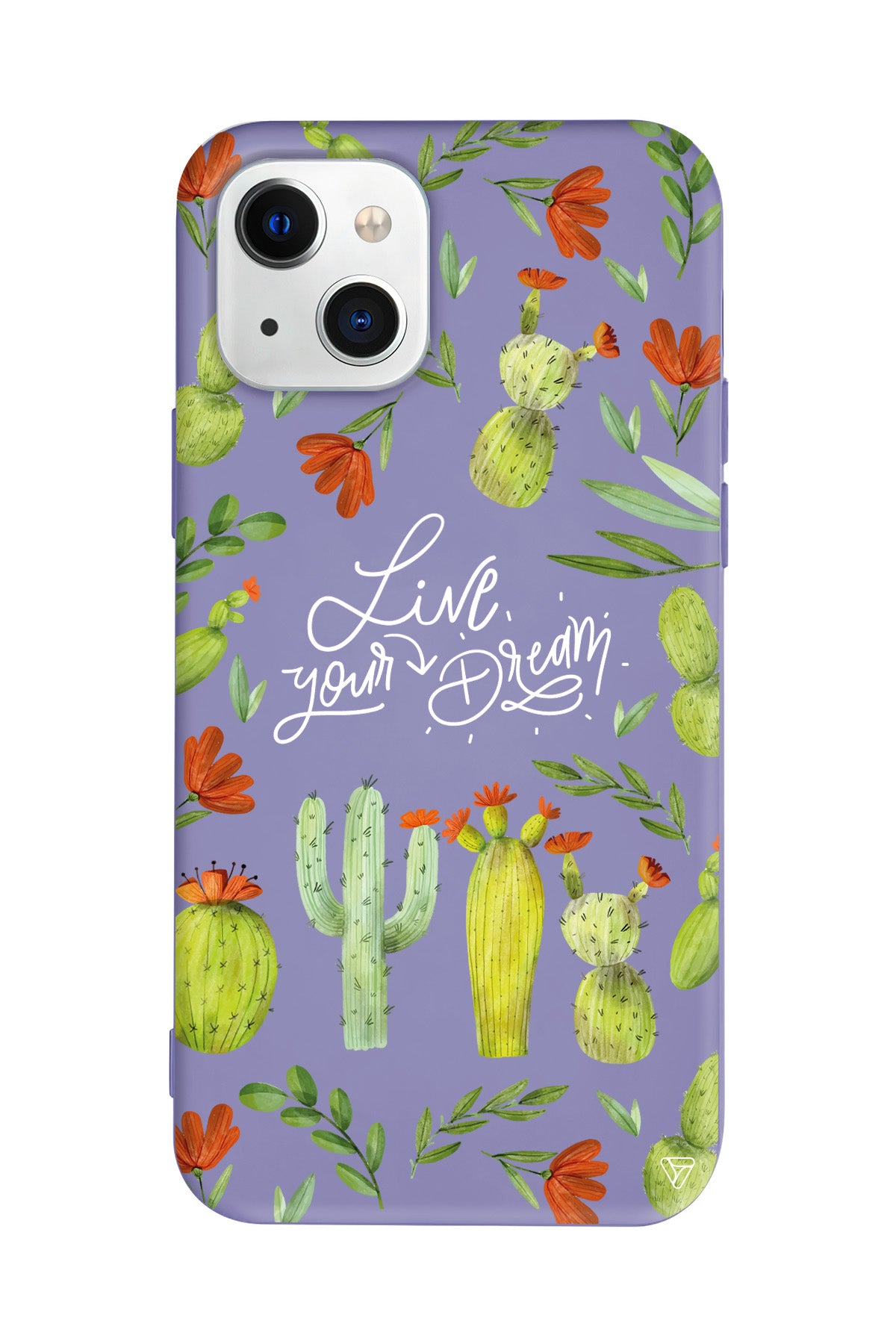 Kaktüsler Lansman Model İçi Kadife Silikon Telefon Kılıfı – Plus Serisine Özel