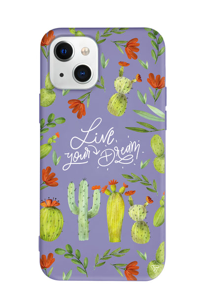 Kaktüsler Lansman Model İçi Kadife Silikon Telefon Kılıfı