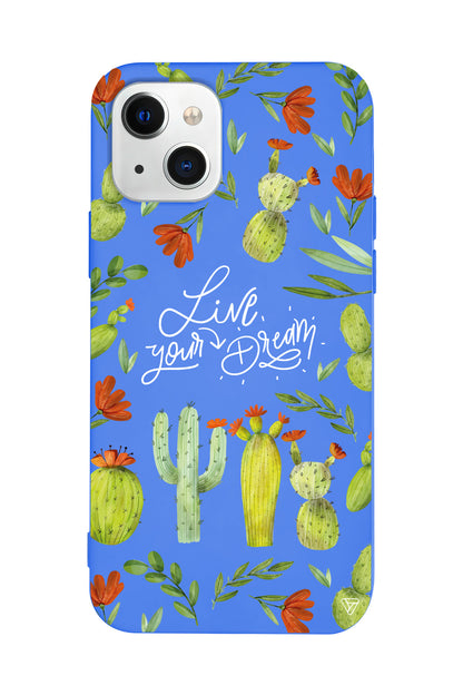 Kaktüsler Lansman Model İçi Kadife Silikon Telefon Kılıfı