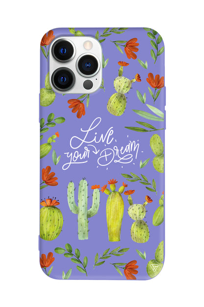 Kaktüsler Lansman Model İçi Kadife Silikon Telefon Kılıfı