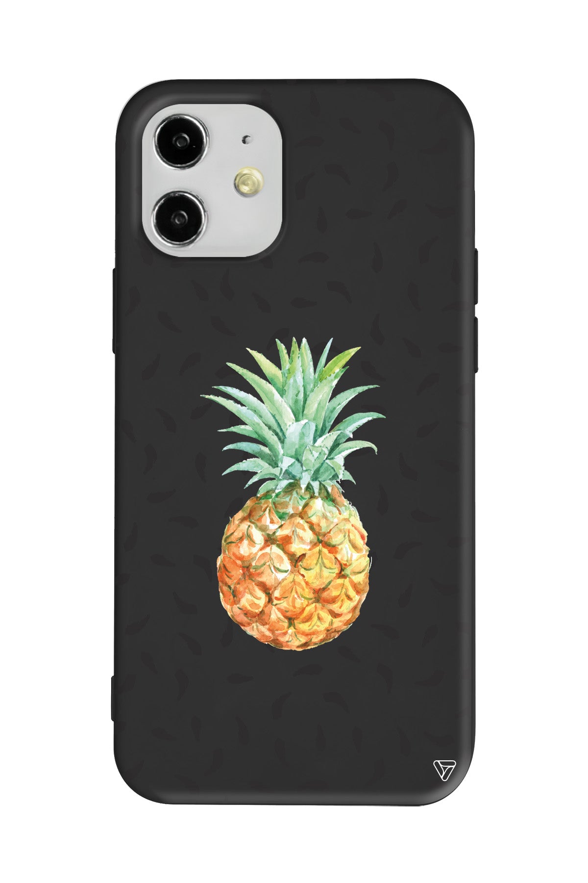 Ananas Lansman Model İçi Kadife Silikon Telefon Kılıfı