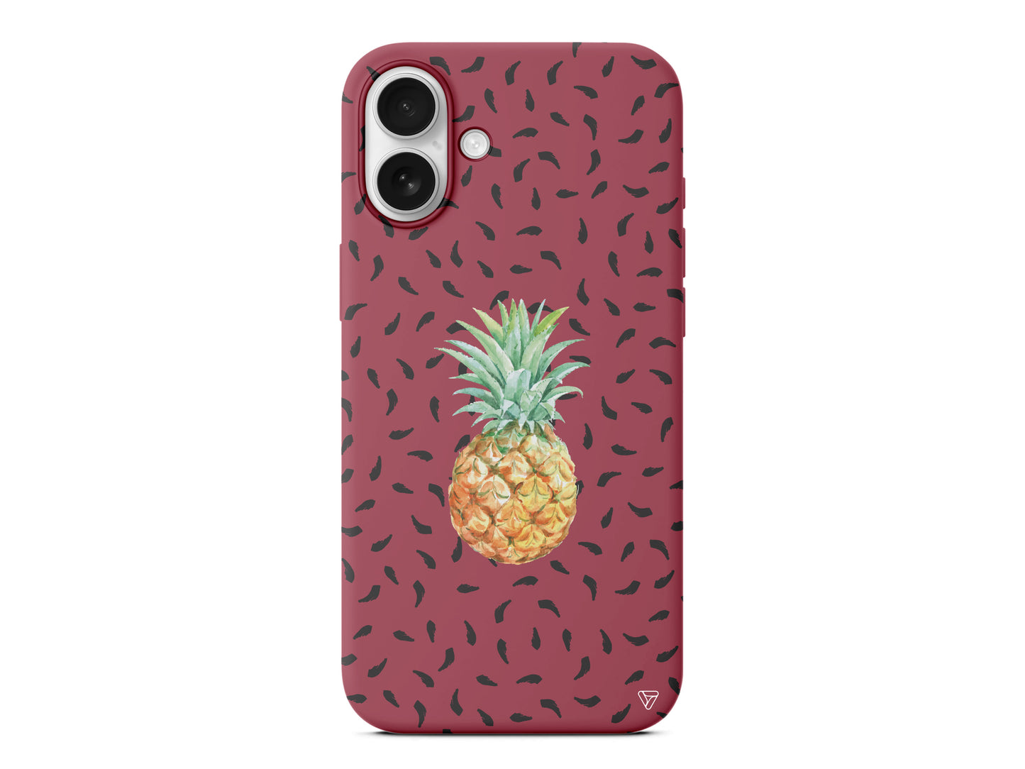 Ananas Lansman Model İçi Kadife Silikon Telefon Kılıfı