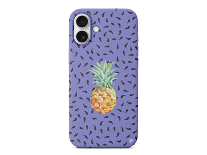 Ananas Lansman Model İçi Kadife Silikon Telefon Kılıfı