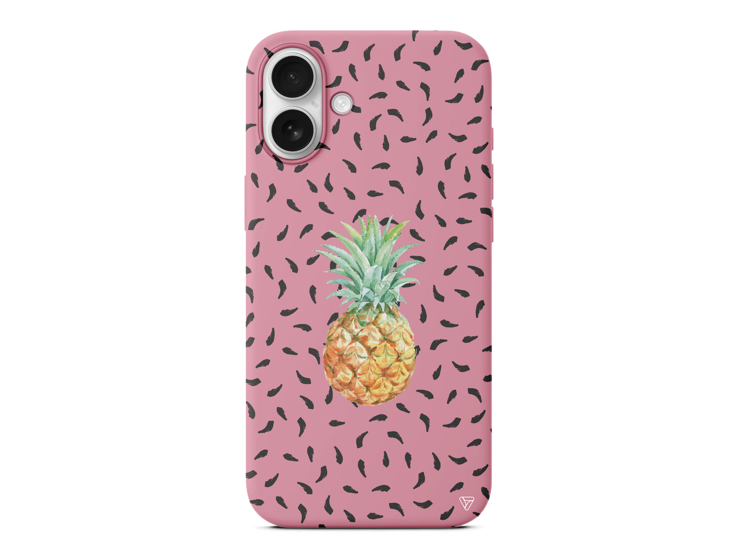 Ananas Lansman Model İçi Kadife Silikon Telefon Kılıfı