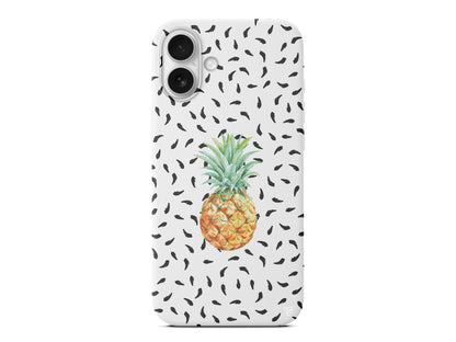 Ananas Lansman Model İçi Kadife Silikon Telefon Kılıfı