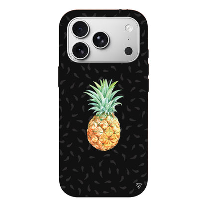 Ananas Lansman Model İçi Kadife Silikon Telefon Kılıfı