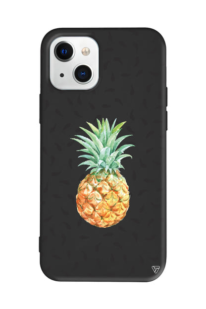 Ananas Lansman Model İçi Kadife Silikon Telefon Kılıfı